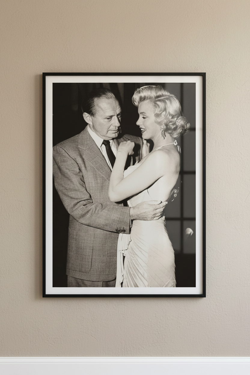Marilyn Monroe &Jack Benny Classic Picture Poster Photo