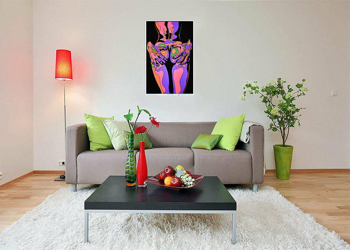 Squeeze by Audrey Herbertson Blacklight Poster - Flocked - 23" X 35"
