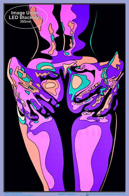 Squeeze by Audrey Herbertson Blacklight Poster - Flocked - 23" X 35"