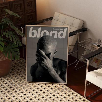 Frank Ocean Blond Album Prints Poster Pop Music Artists Canvas Painting for Living Room Home Decor Poster Fans Gifts-Unframed