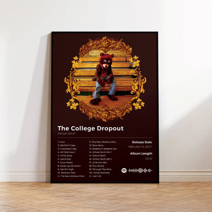 Rapper Hip Hop Pop Singer Kanye West Poster Aesthetic Jesus Music Album Canvas Print Poster Home Decor Wall Art Mural Room Decor