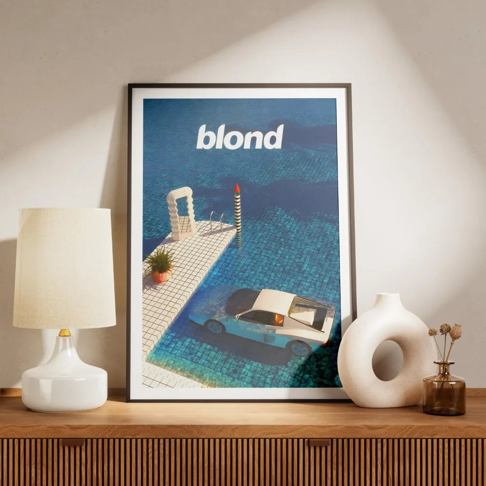 Frank Ocean Blond Album Prints Poster Pop Music Artists Canvas Painting for Living Room Home Decor Poster Fans Gifts-Unframed
